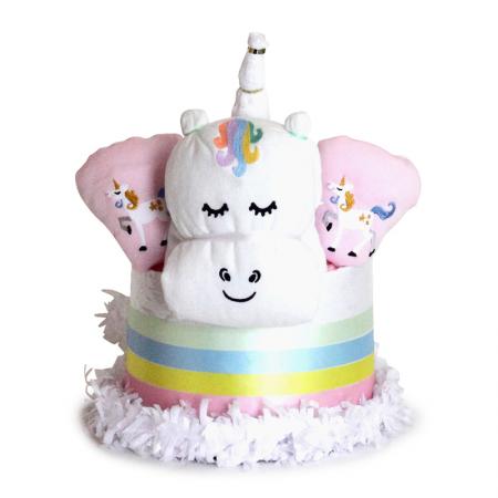 Cheapest Unicorn Diaper Cake, Unicorn Themed, Girl Diaper Cake, Centerpiece